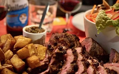 viandes argentine au restaurant le progrès à Paris